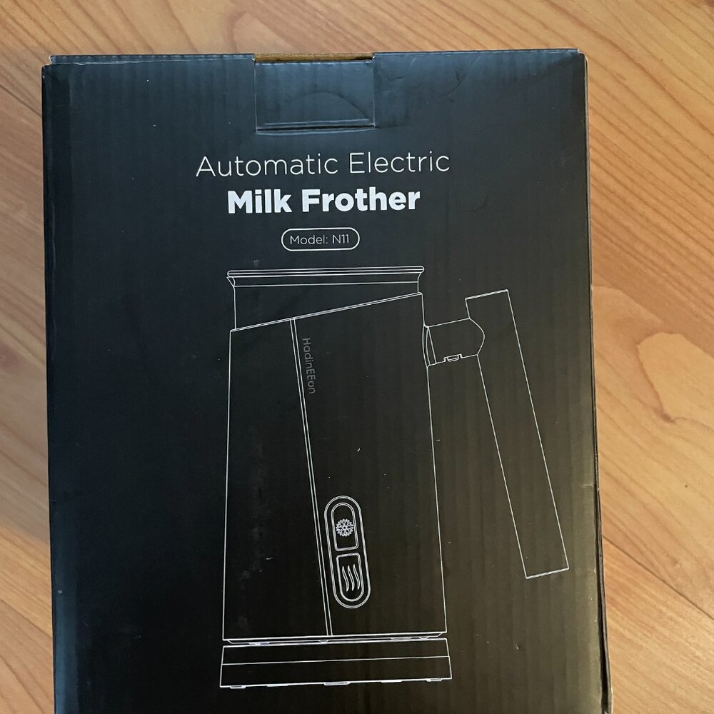 NIB HadinEEon Automatic Electric Milk Frother N11 140F Hot & Cold Foam Maker. - Picture 6 of 8